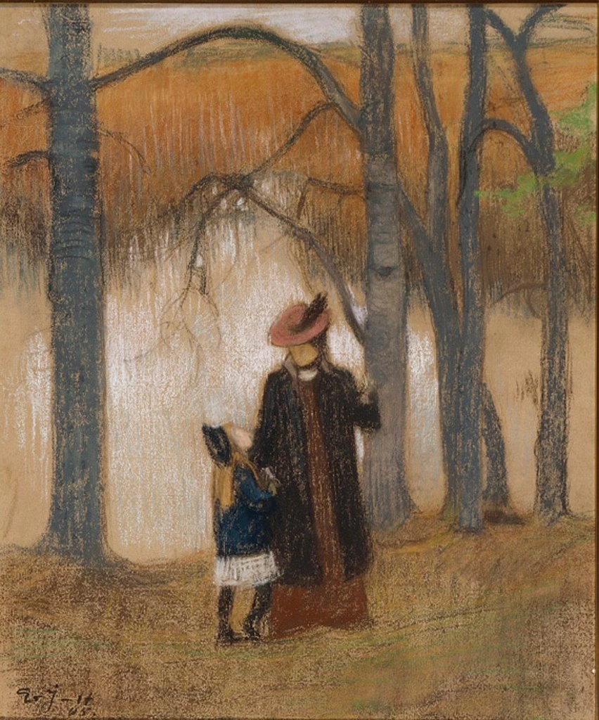 Eero Järnefelt - La moglie e la figlia dell'artista, Finnish National Gallery, Helsinki
